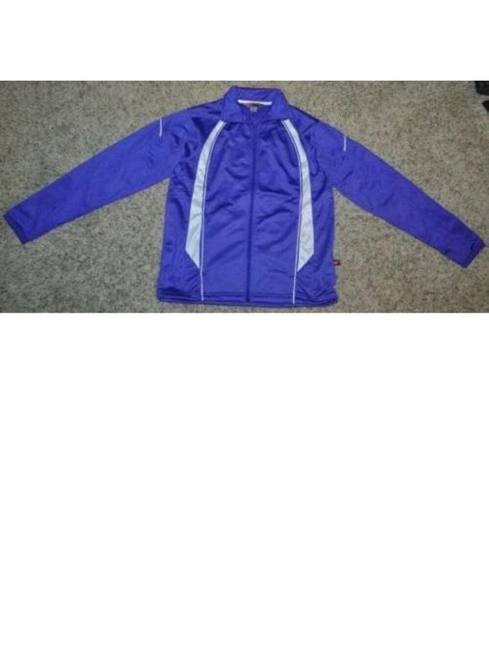 Tonix Jogging Jacket S Mens Purple White Zip Up Track Spring Fall